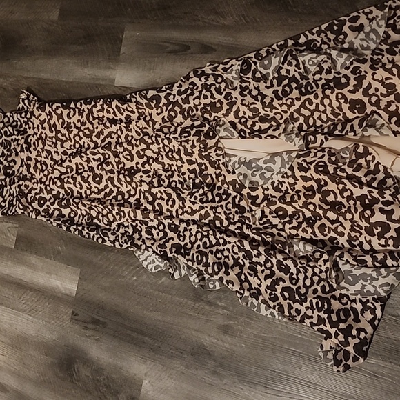 NICHOLAS KAMILA RUFFLE COWL NECK DRESS SIZE 8 - Picture 5 of 8